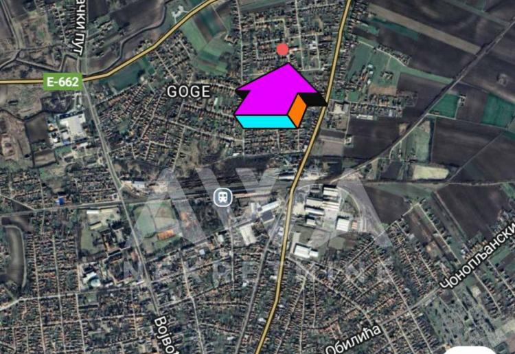 Građevinsko zemljište, plac  902m2, Goge