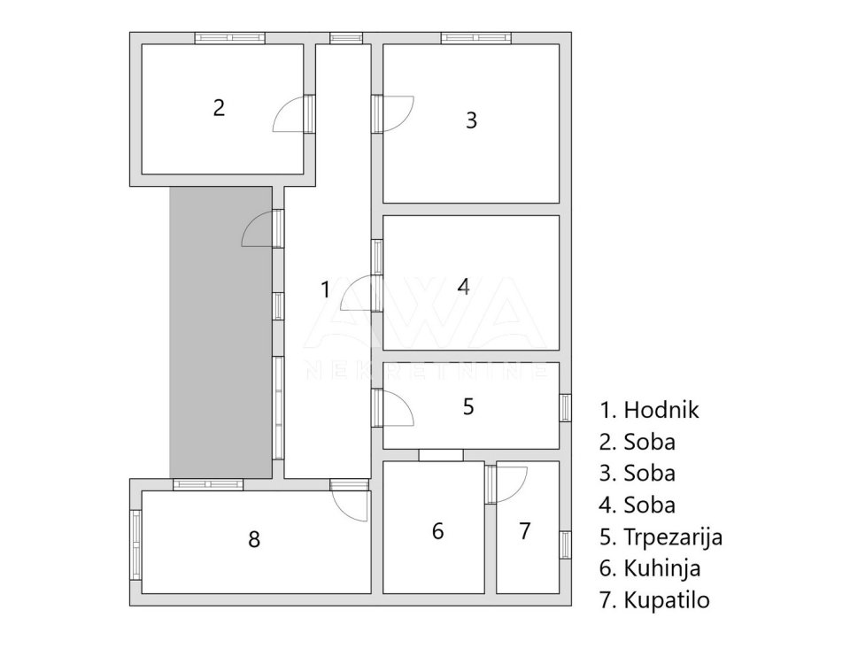 Kupusina. Kuća 134m2, plac 539m2